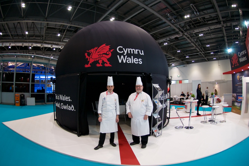 6m dome 4Pi Productions Immersive Food Welsh Government